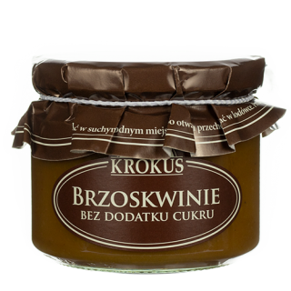 Brzoskwinie bez Dodatku Cukrów 310g | KROKUS - Ekochatka