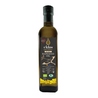 Olej Rzepakowy do Gotowania i Smażenia Tłoczony na Zimno Omega-3 BIO 5 | EKKO - Ekochatka
