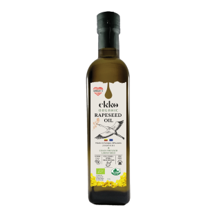 Olej Rzepakowy Tłoczony na Zimno Omega-3 BIO 1l | EKKO - Ekochatka