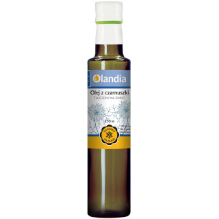 Olej z Czarnuszki Tłoczony na Zimno 250ml | OLANDIA - Ekochatka
