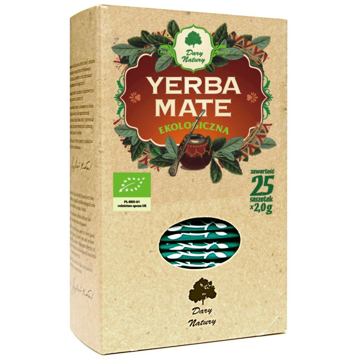 Yerba Mate BIO (25x2g) 50g | DARY NATURY - herbatki - Ekochatka