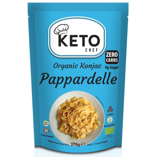 Makaron (Konjac) Pappardelle Bezglutenowy BIO 270g (200g) | KETO CHEF - Ekochatka