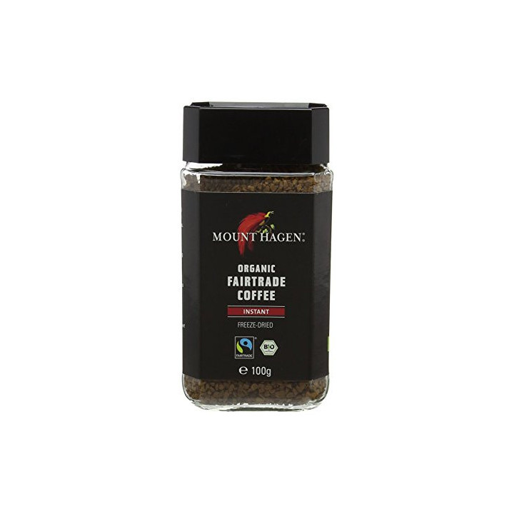 Kawa Rozpuszczalna Arabica/robusta Fair Trade BIO 100g | MOUNT HAGEN - Ekochatka