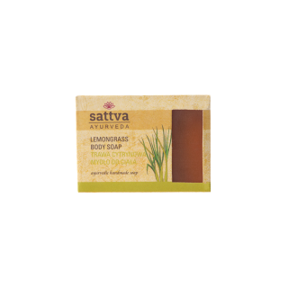 Mydło w Kostce do Ciała Trawa Cytrynowa 125g | SATTVA - Ekochatka