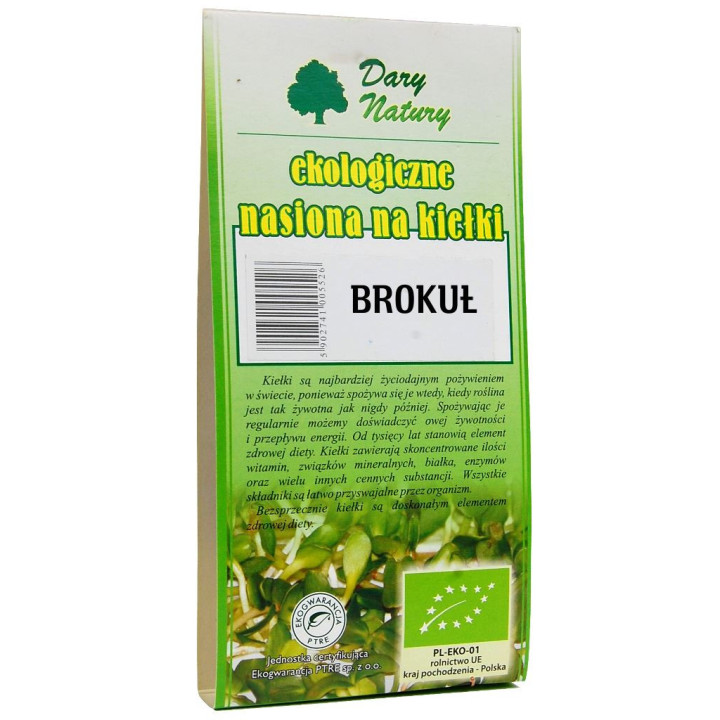 Nasiona Brokułu BIO na Kiełki 30g | DARY NATURY - inne - Ekochatka