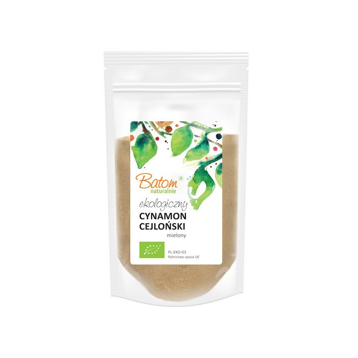 Cynamon Cejloński Mielony BIO 125g | BATOM - Ekochatka