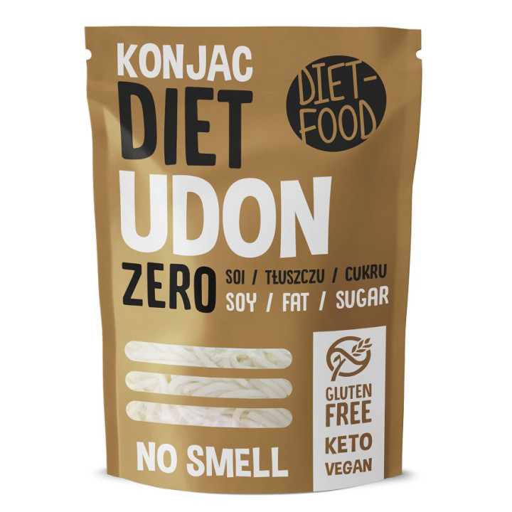 Makaron (Konjac) Udon Bezglutenowy 270g (200g) | DIET-FOOD - Ekochatka