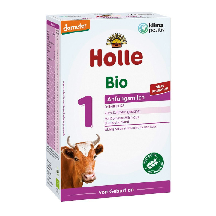 Mleko Krowie 1 Początkowe dla Niemowląt DEMETER BIO 400g | HOLLE - Ekochatka