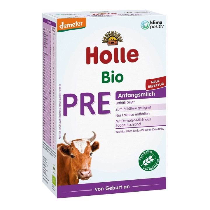 Mleko Krowie Pre Początkowe dla Niemowląt DEMETER BIO 400g | HOLLE - Ekochatka