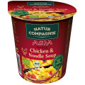 Zupa w Kubku z Makaronem i Kurczakiem w Stylu Azjatyckim BIO 55 g - Natur Compagnie