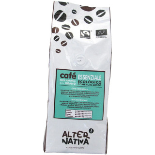 Kawa Ziarnista Arabica/robusta Essenziale Fair Trade Bezglutenowa BIO  | ALTERNATIVA3 - Ekochatka