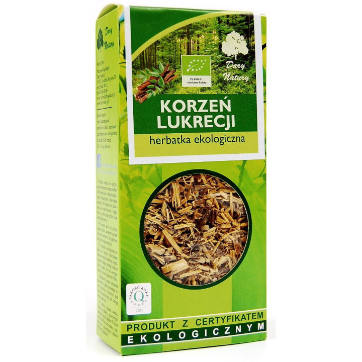 Herbatka Korzeń Lukrecji BIO 50g | DARY NATURY - herbatki - Ekochatka