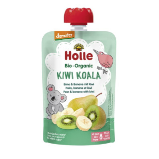 Mus Kiwi Koala (Gruszka Banan Kiwi) bez Dodatku Cukrów od 8 Miesiąca D | HOLLE - Ekochatka