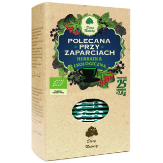 Herbatka Polecana Przy Zaparciach BIO (25x2g) 50g | DARY NATURY - herbatki - Ekochatka