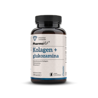 Kolagen + Glukozamina Bezglutenowe 90 Kapsułek | PHARMOVIT - Ekochatka