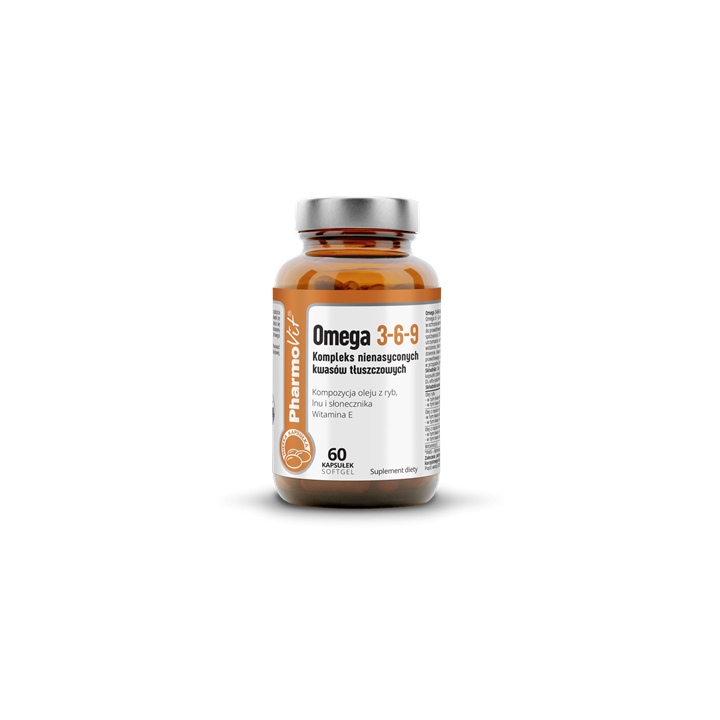 Omega 3-6-9 Bezglutenowe 60 Kapsułek | PHARMOVIT - Ekochatka