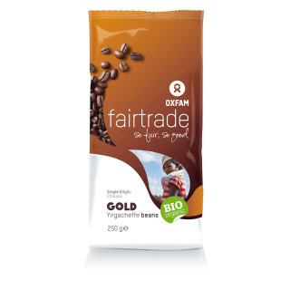 Kawa Ziarnista Arabica 100 % Etiopia Fair Trade BIO 250g | OXFAM FAIR TRADE - Ekochatka