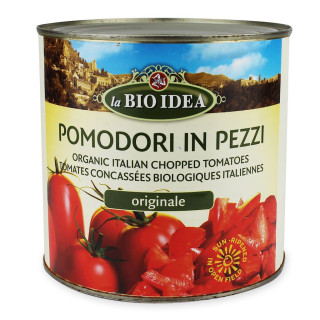 Pomidory Krojone bez Skóry BIO 2,5kg | HORECA BIO - Ekochatka