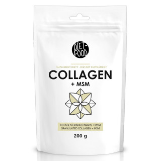 Kolagen + MSM Instant w Proszku 200g | DIET-FOOD - Ekochatka