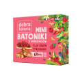 Batoniki Mini z Nerkowców A'la Tarta Malinowa (6 x 17 g) 102 g - Dobra Kaloria
