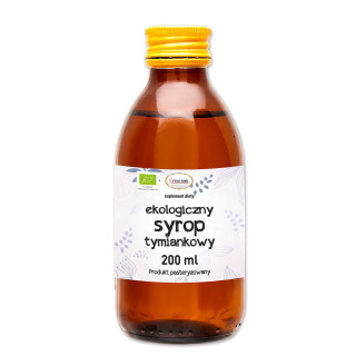 Syrop Tymiankowy BIO 200ml | MIR-LEK - Ekochatka