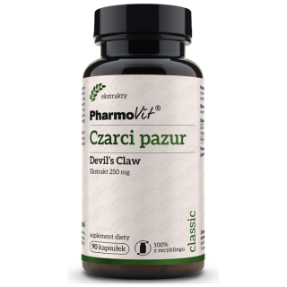 Czarci Pazur Ekstrakt (250 mg) Bezglutenowy 90 Kapsułek | PHARMOVIT - Ekochatka