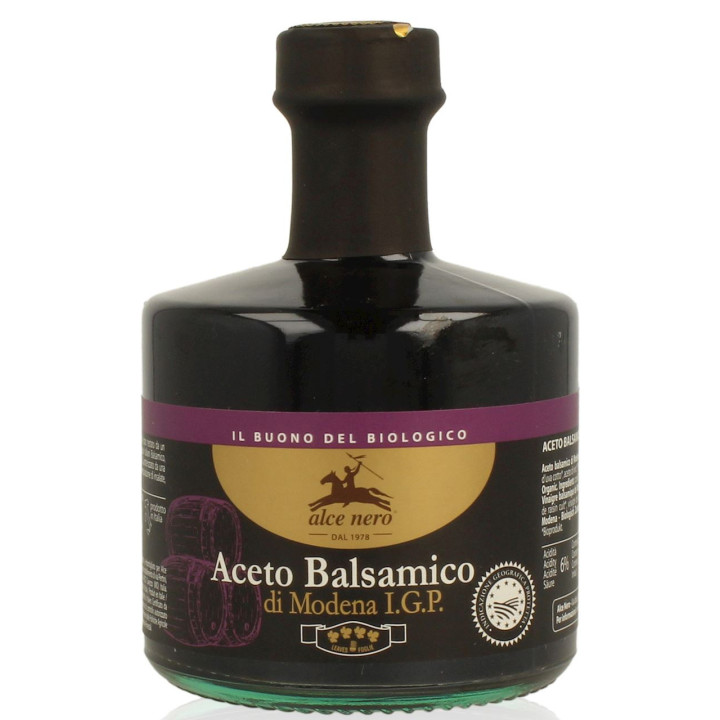 Ocet Balsamiczny z Modeny Premium Filtrowany BIO 250ml | ALCE NERO - Ekochatka
