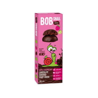 Przekąska Choco Jabłko Malina w Czekoladzie Ciemnej Belgijskiej bez Do | BOB SNAIL - Ekochatka