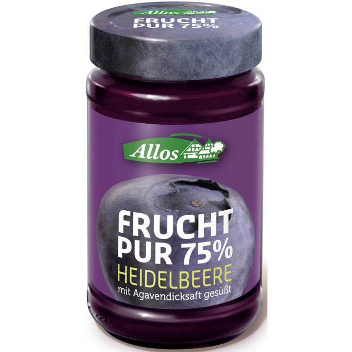 Mus Jagodowy (75 % Owoców) BIO 250g | ALLOS - Ekochatka