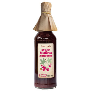 Syrop Malina z Miodem 500ml | PROSTO ZE WSI - Ekochatka