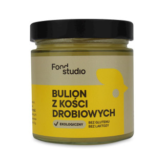 Bulion Drobiowy w Płynie Bezglutenowy BIO (Słoik) 350ml | FOOD STUDIO - Ekochatka