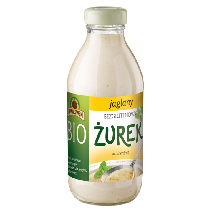 Żurek Jaglany Bezglutenowy Koncentrat BIO 320ml | KOWALEWSKI - Ekochatka