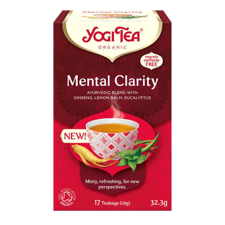 Herbatka Ajurwedyjska Jasność Umysłu (Mental Clarity) BIO (17x1,9g) 32 | YOGI TEA - Ekochatka