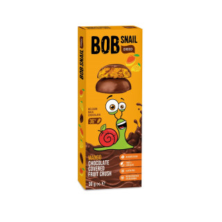 Przekąska Choco Mango w Czekoladzie Mlecznej Belgijskiej bez Dodatku C | BOB SNAIL - Ekochatka
