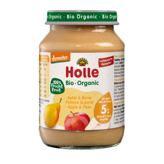 Jabłko Gruszka bez Dodatku Cukrów Bezglutenowe od 5 Miesiąca DEMETER B | HOLLE - Ekochatka