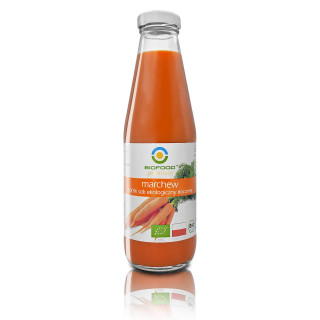 Sok z Marchwi Kiszonej NFC Bezglutenowy BIO 500ml | BIOFOOD - Ekochatka