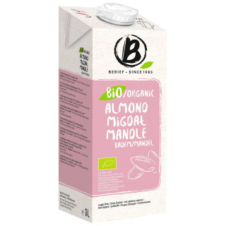 Napój Migdałowy bez Cukru Bezglutenowy BIO 1l | BERIEF - Ekochatka