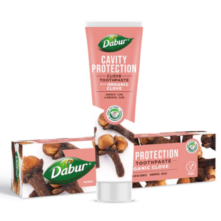 Pasta do Zębów Przeciwpróchnicza z Goździkiem bez Fluoru 100ml | DABUR - Ekochatka