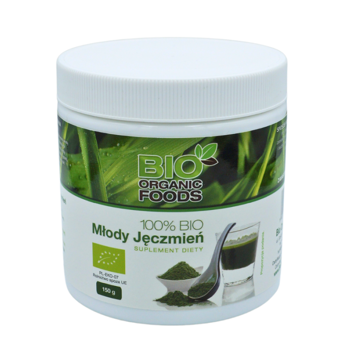Sok z Młodego Jęczmienia Sproszkowany BIO 150g | BIO ORGANIC FOODS - Ekochatka
