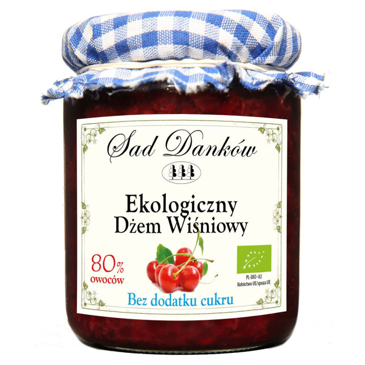 Wiśnia 80 % BIO 260g | SAD DANKÓW - Ekochatka