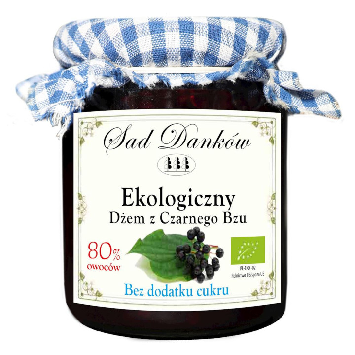 Czarny bez 80 % BIO 260g | SAD DANKÓW - Ekochatka