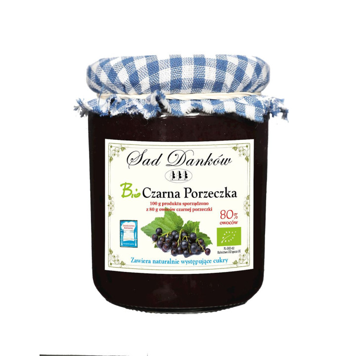 Czarna Porzeczka 80 % BIO 260g | SAD DANKÓW - Ekochatka