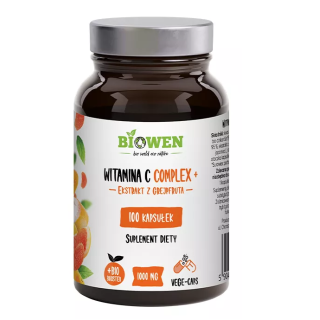 Witamina C Complex+ Bezglutenowa 100 Kapsułek | BIOWEN - Ekochatka