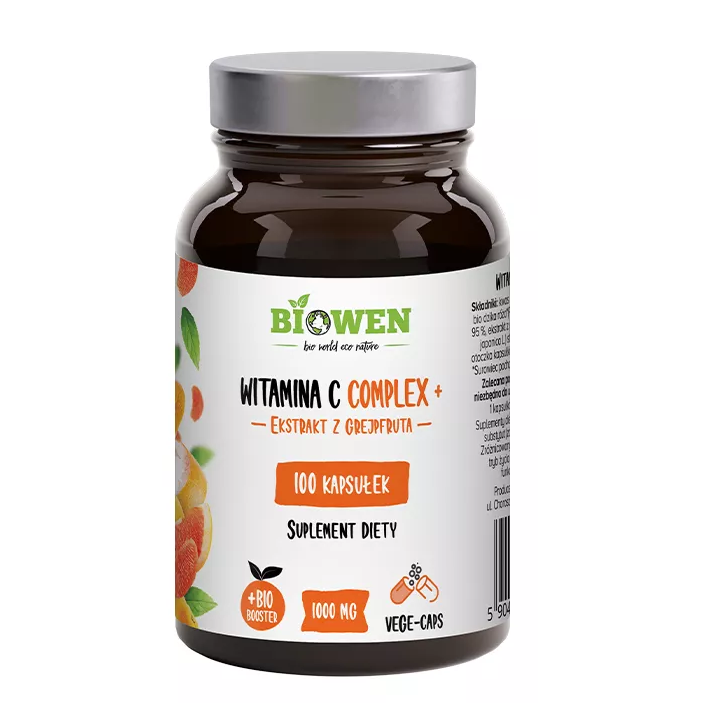 Witamina C Complex+ Bezglutenowa 100 Kapsułek | BIOWEN - Ekochatka