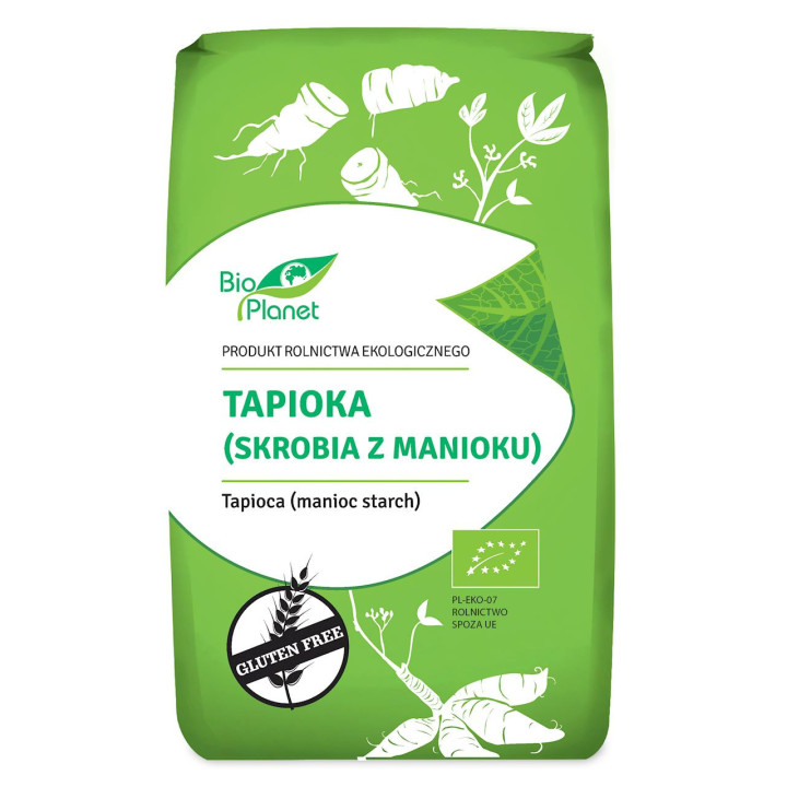 Tapioka (Skrobia z Manioku) Bezglutenowa BIO 400g | BIO PLANET - Ekochatka