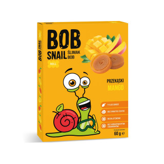 Przekąska Roll Mango bez Dodatku Cukrów Bezglutenowa 60g | BOB SNAIL - Ekochatka