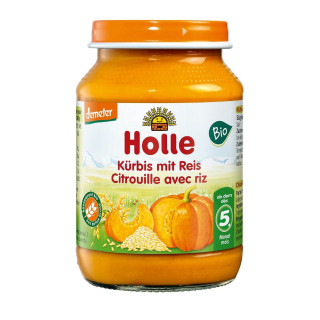 Dynia Ryż bez Dodatku Cukrów Bezglutenowe od 5 Miesiąca DEMETER BIO 19 | HOLLE - Ekochatka