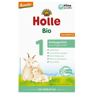 Mleko Kozie 1 Początkowe dla Niemowląt DEMETER BIO 400g | HOLLE - Ekochatka