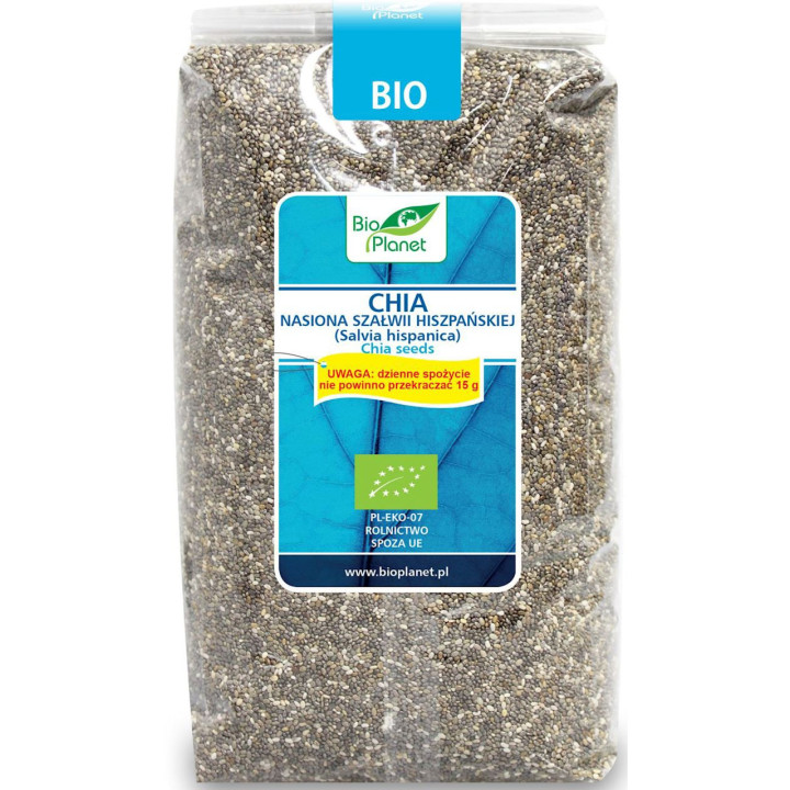 Chia Nasiona BIO 1kg | BIO PLANET - Ekochatka