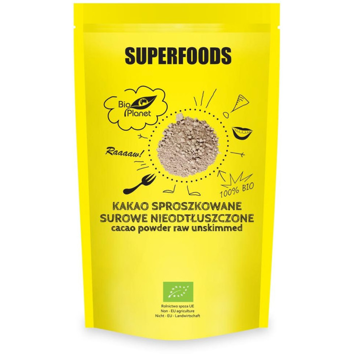 Kakao Surowe Sproszkowane BIO 150g | BIO PLANET - Ekochatka